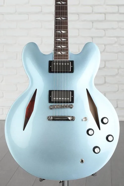 Epiphone Dave Grohl DG-335 Semi-hollowbody Electric Guitar - Pelham Blue Demo