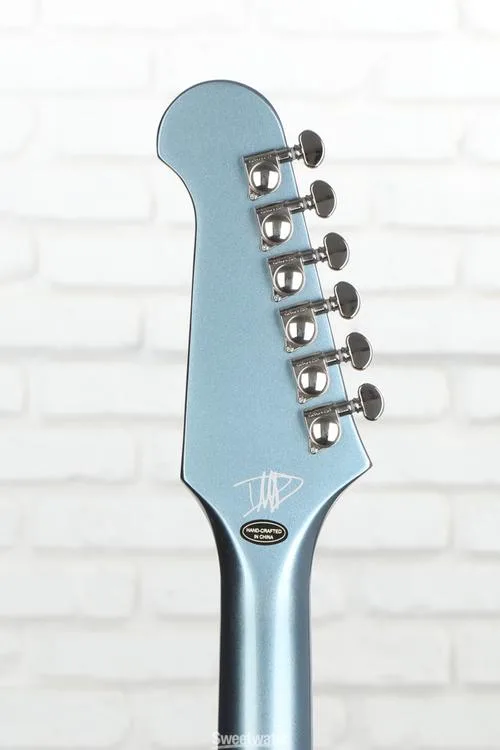  Epiphone Dave Grohl DG-335 Semi-hollowbody Electric Guitar - Pelham Blue Demo