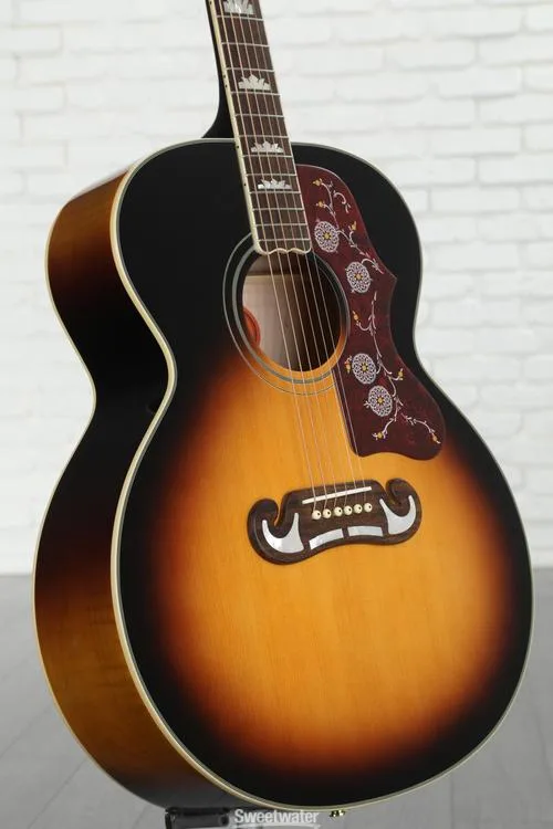 Epiphone J-200 Acoustic Guitar - Aged Vintage Sunburst Gloss Demo