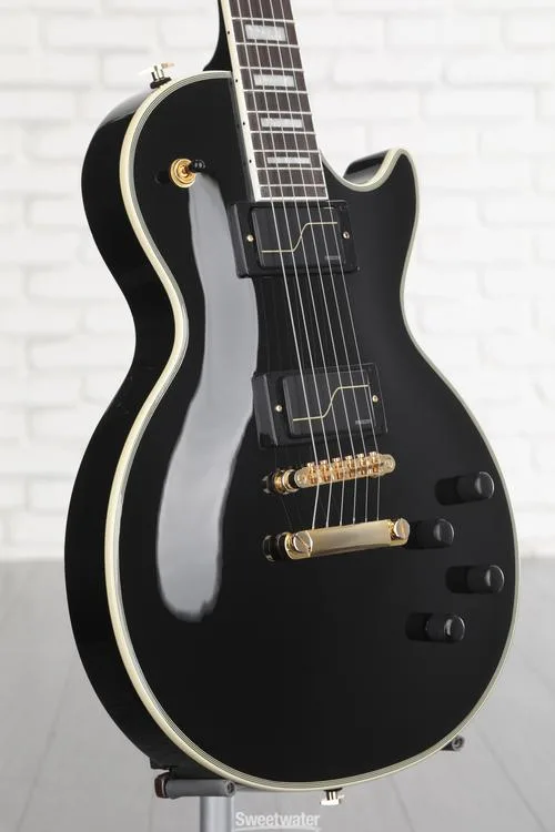  Epiphone Matt Heafy Les Paul Custom Origins Electric Guitar - Ebony