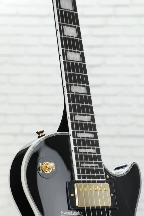  Epiphone Les Paul Custom Electric Guitar - Ebony