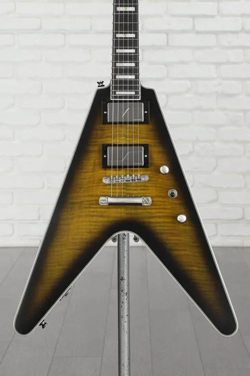 Epiphone Flying V Prophecy Electric Guitar - Yellow Tiger Aged Gloss