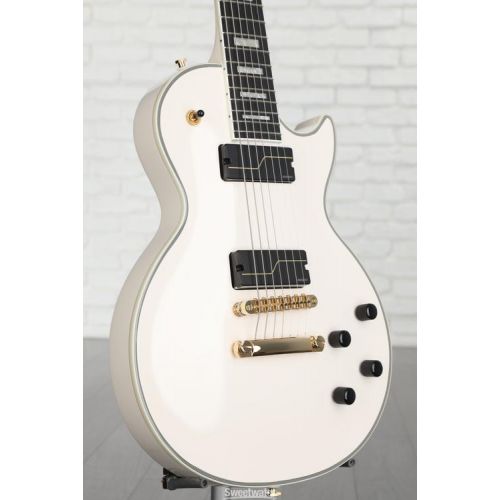  Epiphone 7-string Matt Heafy Les Paul Custom Origins Electric Guitar - Bone White
