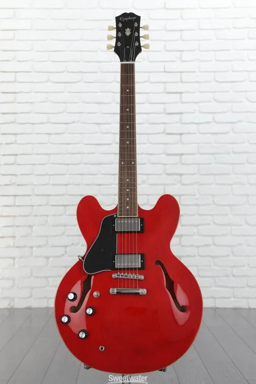  Epiphone ES-335 Left-handed Semi-hollowbody Electric Guitar - Cherry