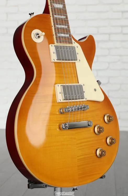 Epiphone Les Paul Standard '50s Electric Guitar - Lemon Burst, Sweetwater Exclusive