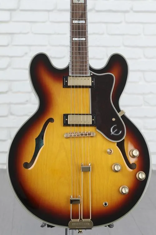 Epiphone Sheraton Frequensator Semi-hollowbody Electric Guitar - Vintage Sunburst