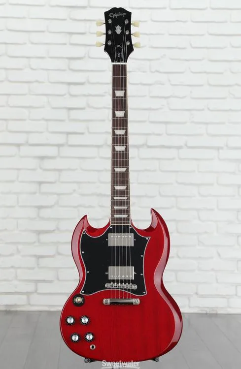  Epiphone SG Standard Left-handed Electric Guitar - Cherry