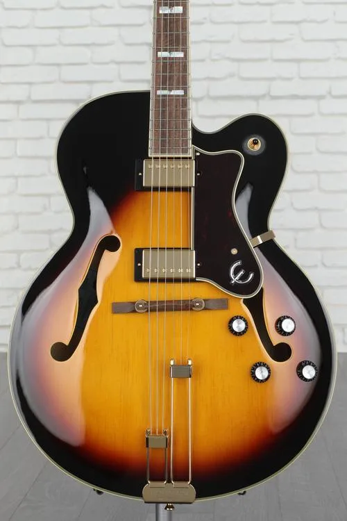 Epiphone Broadway Hollowbody Electric Guitar - Vintage Sunburst Demo