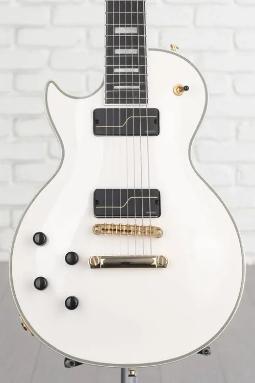 Epiphone 7-string Matt Heafy Les Paul Custom Origins Left-handed Electric Guitar - Bone White