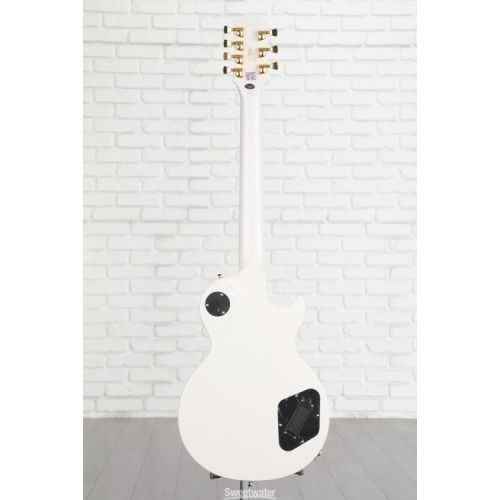  Epiphone 7-string Matt Heafy Les Paul Custom Origins Left-handed Electric Guitar - Bone White