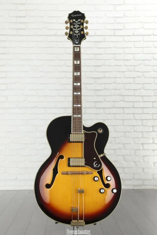  Epiphone Broadway Hollowbody Electric Guitar - Vintage Sunburst