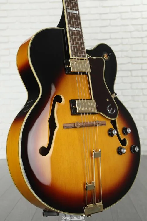  Epiphone Broadway Hollowbody Electric Guitar - Vintage Sunburst