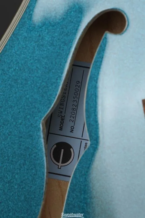  Epiphone Emperor Swingster Hollowbody - Delta Blue Metallic Demo