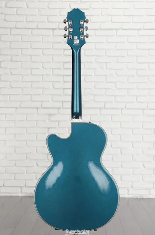  Epiphone Emperor Swingster Hollowbody - Delta Blue Metallic Demo