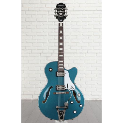  Epiphone Emperor Swingster Hollowbody - Delta Blue Metallic Demo