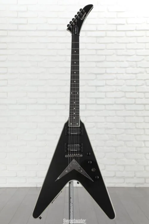  Epiphone Dave Mustaine Flying V Custom Electric Guitar - Black