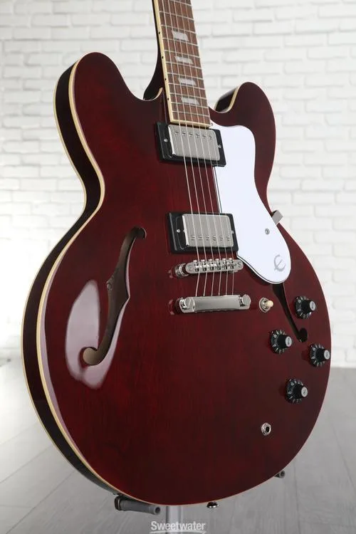  Epiphone Noel Gallagher Riviera Semi-hollow Electric Guitar - Dark Red Wine