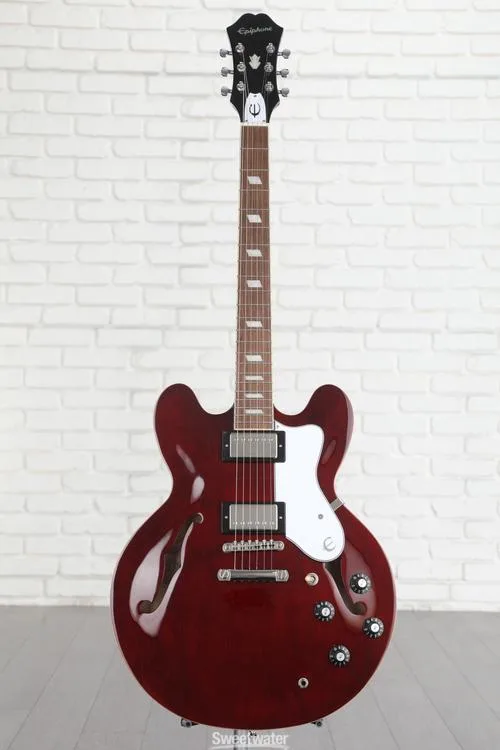  Epiphone Noel Gallagher Riviera Semi-hollow Electric Guitar - Dark Red Wine