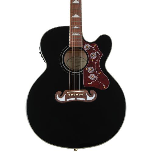  Epiphone J-200EC Studio Acoustic-Electric Guitar - Black