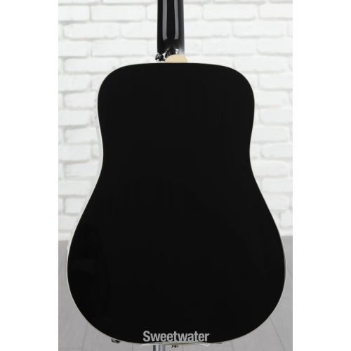  Epiphone Dove Studio Acoustic-electric - Trans Ebony Sweetwater Exclusive