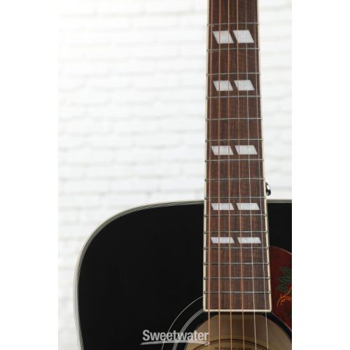  Epiphone Dove Studio Acoustic-electric - Trans Ebony Sweetwater Exclusive
