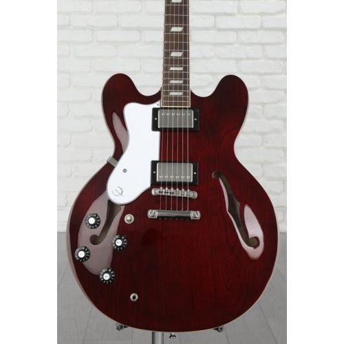  Epiphone Noel Gallagher Riviera Semi-hollow Left-handed Electric Guitar - Dark Red Wine