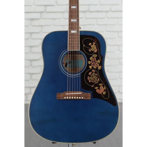  Epiphone Masterbilt Frontier Acoustic-electric Guitar - Aged Viper Blue, Sweetwater Exclusive