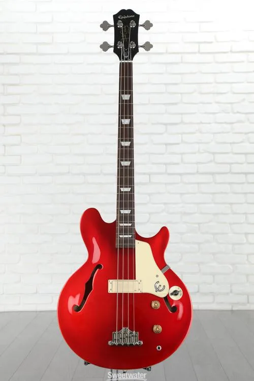  Epiphone Jack Casady Signature Bass - Sparkling Burgundy Demo