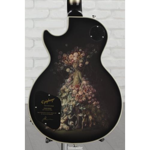  Epiphone Adam Jones Les Paul Custom Art Collection Electric Guitar - Julie Heffernan's 