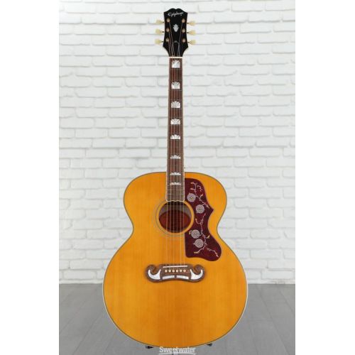  Epiphone J-200 Acoustic Guitar - Aged Natural Antique Gloss