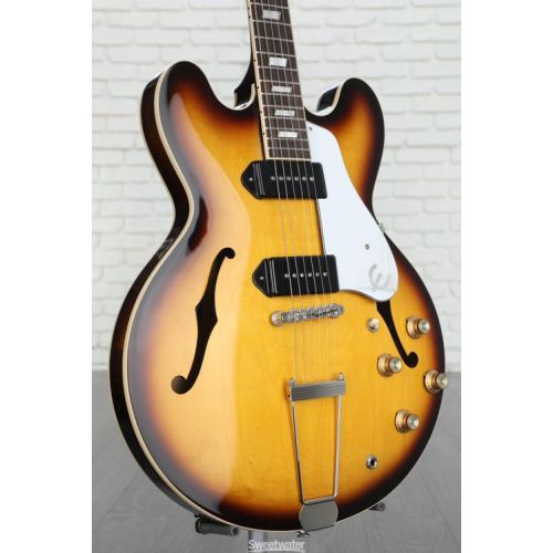  Epiphone USA Casino Hollowbody Electric Guitar - Vintage Burst Demo