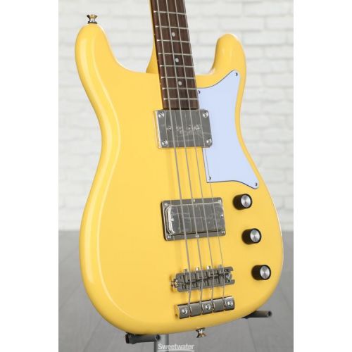  Epiphone Newport Electric Bass Guitar - Sunset Yellow Demo