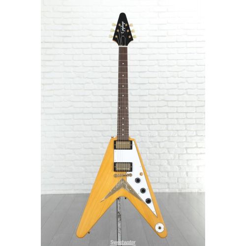  Epiphone 1958 Korina Flying V Electric Guitar - Natural