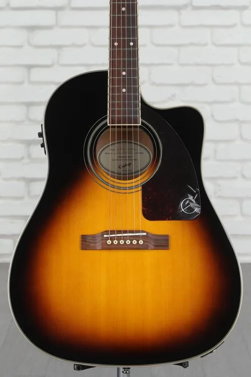  Epiphone J-45 EC Studio Acoustic-electric Guitar - Vintage Sunburst