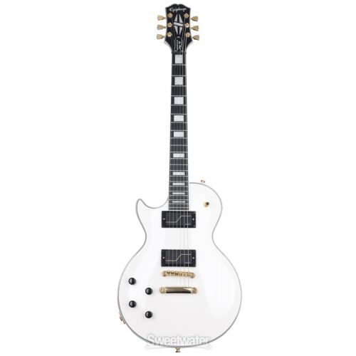  Epiphone Left-handed Matt Heafy Les Paul Custom Origins Electric Guitar - Bone White