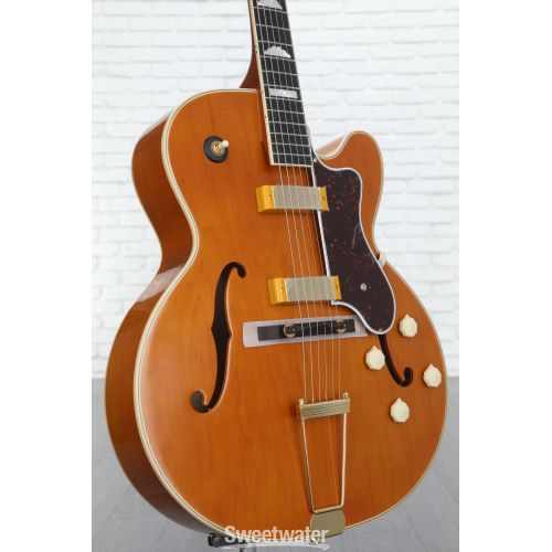  Epiphone 150th Anniversary Zephyr DeLuxe Regent Hollowbody Electric Guitar - Aged Antique Natural