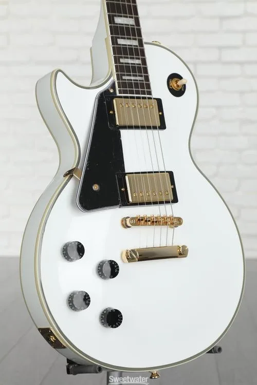  Epiphone Les Paul Custom Left-handed Electric Guitar - Alpine White