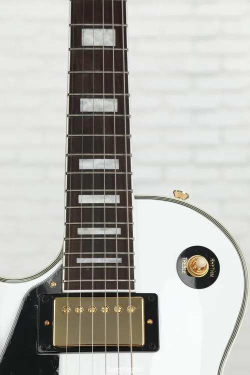  Epiphone Les Paul Custom Left-handed Electric Guitar - Alpine White