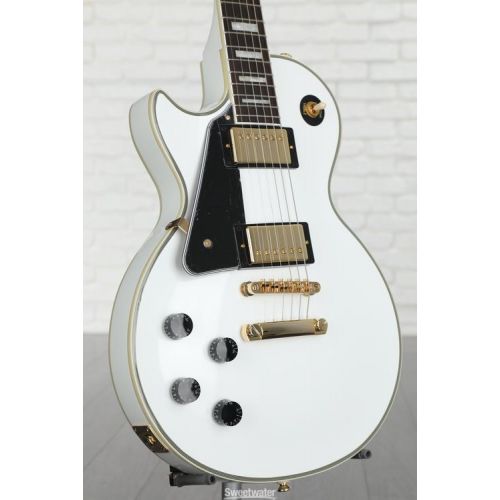  Epiphone Les Paul Custom Left-handed Electric Guitar - Alpine White