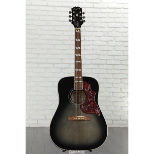  Epiphone Hummingbird Studio Acoustic-electric - Trans Ebony Sweetwater Exclusive