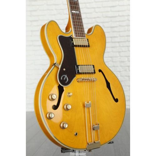  Epiphone Sheraton Frequensator Left-handed Semi-hollowbody Electric Guitar - Natural