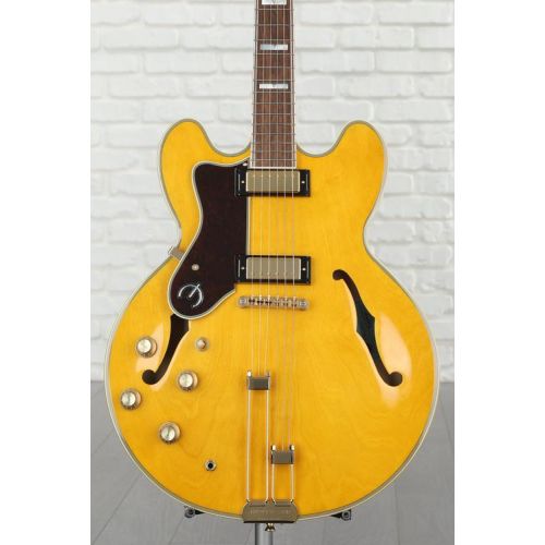  Epiphone Sheraton Frequensator Left-handed Semi-hollowbody Electric Guitar - Natural