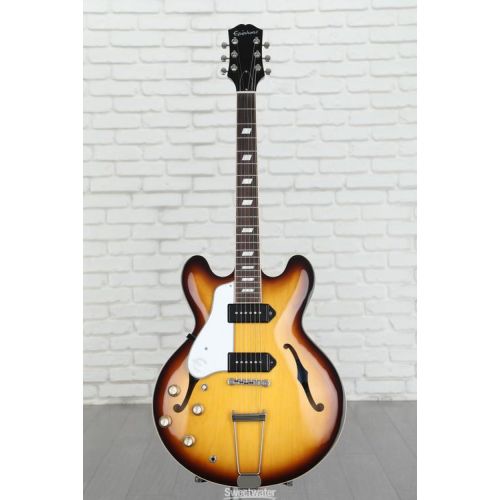  Epiphone USA Casino Left-handed Hollowbody Electric Guitar - Vintage Burst