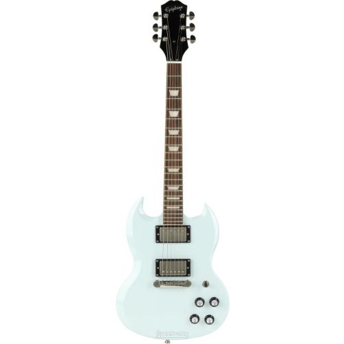  Epiphone Power Players SG Electric Guitar - Ice Blue Demo