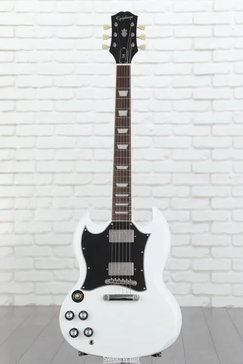  Epiphone SG Standard Left-handed Electric Guitar - Alpine White