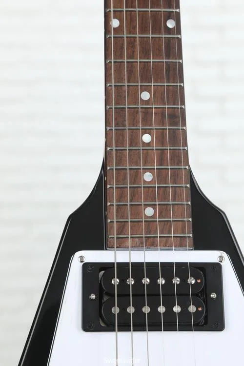  Epiphone Kirk Hammett 1979 Flying V Electric Guitar - Ebony Demo