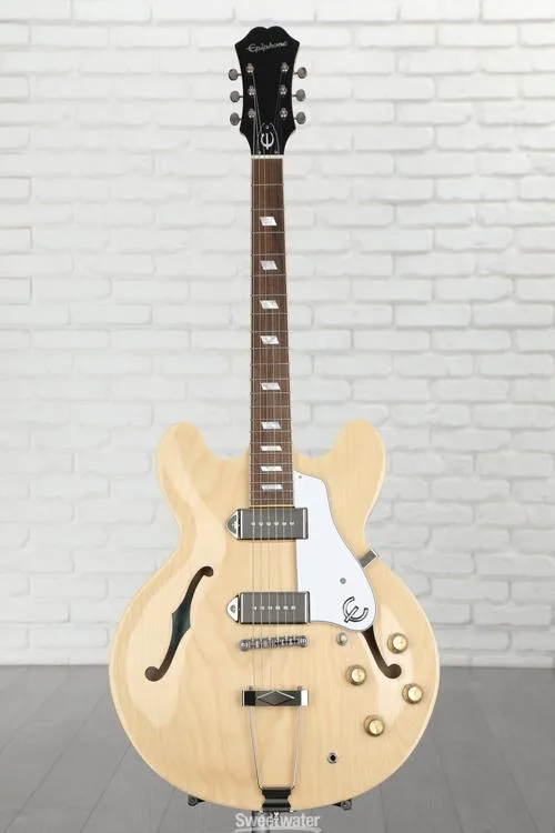  Epiphone Casino Hollowbody Electric Guitar - Natural Demo