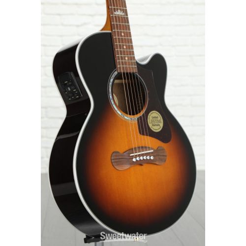  Epiphone J-200 EC Studio Parlor Acoustic-Electric Guitar - Vintage Sunburst