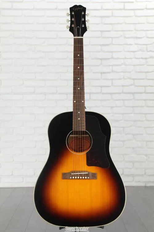  Epiphone J-45 Acoustic Guitar - Aged Vintage Sunburst Gloss