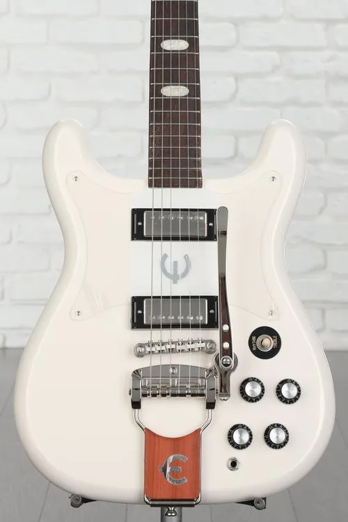 Epiphone Crestwood Custom (Tremotone) Electric Guitar - Polaris White